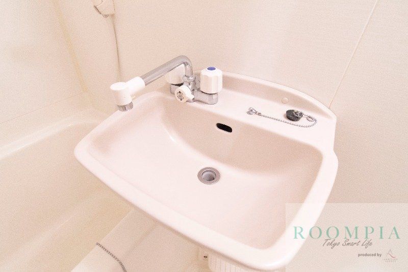 洗面設備　同タイプの別部屋の写真です