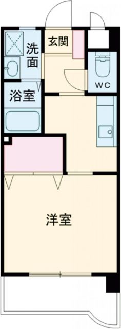 サンパティークFUTABAの間取り写真