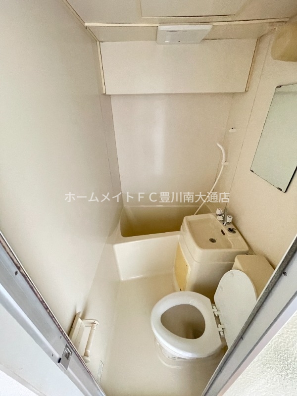 豊橋鉄道渥美線 柳生橋駅 徒歩8分 4階建 築41年の風呂写真