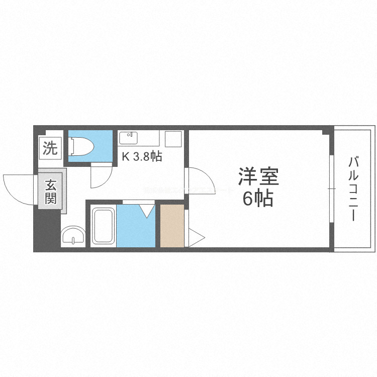 プレミアム新福島の間取り写真