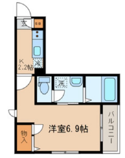ネージュ西糀谷の間取り写真