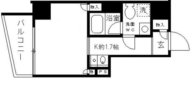 都営大江戸線 赤羽橋駅 徒歩6分 13階建 築12年の間取り写真