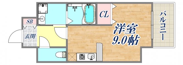 SANKOエグゼクティブアネックスの間取り写真