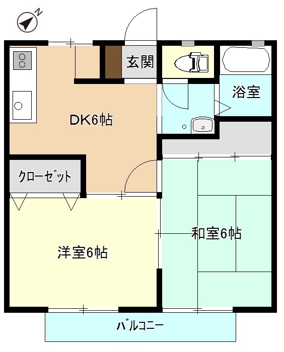 長井ハイツの間取り写真
