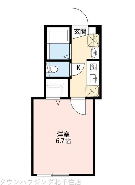 グラン西新井の間取り写真