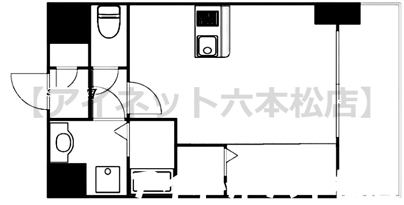 地下鉄七隈線 薬院駅 徒歩8分 9階建 築4年の間取り写真