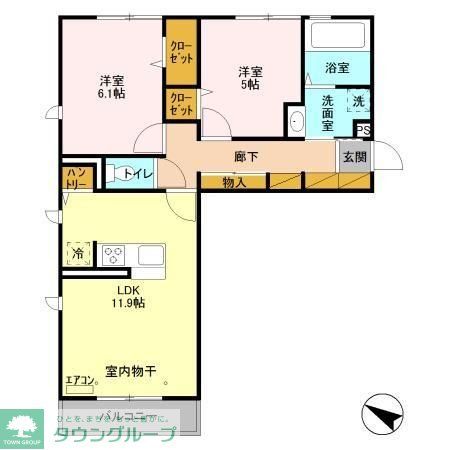 ルピナスおおたかの森 住居の間取り写真