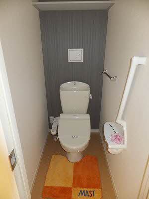 トイレ　ゆったりとした空間のトイレです