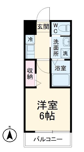 ラフィーナー大和の間取り写真