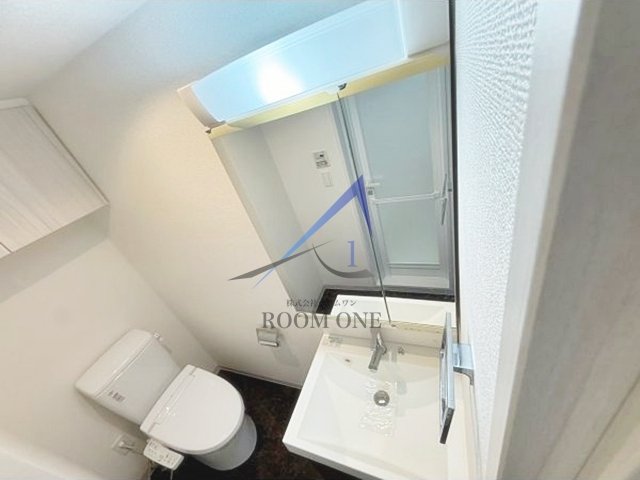 洗面設備　洗面台です。