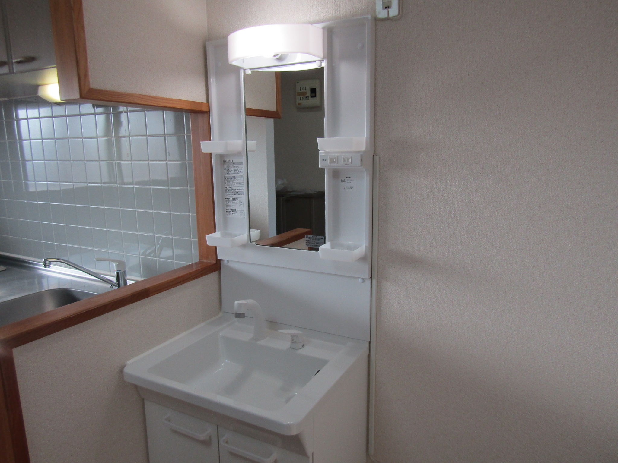 洗面設備　シャンプードレッサー新設