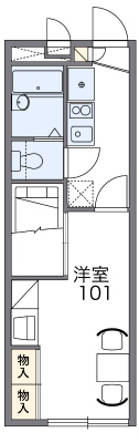 レオパレス一色の間取り