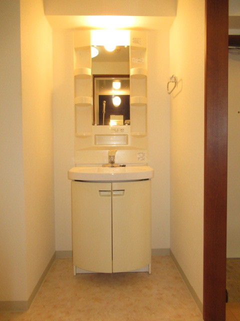 洗面設備　同間取502号室の写真です