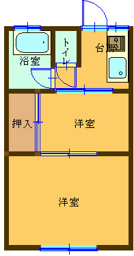 エスポワール清水 IIの間取り