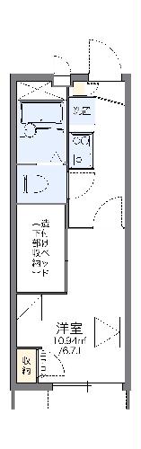 レオパレス相楽の間取り