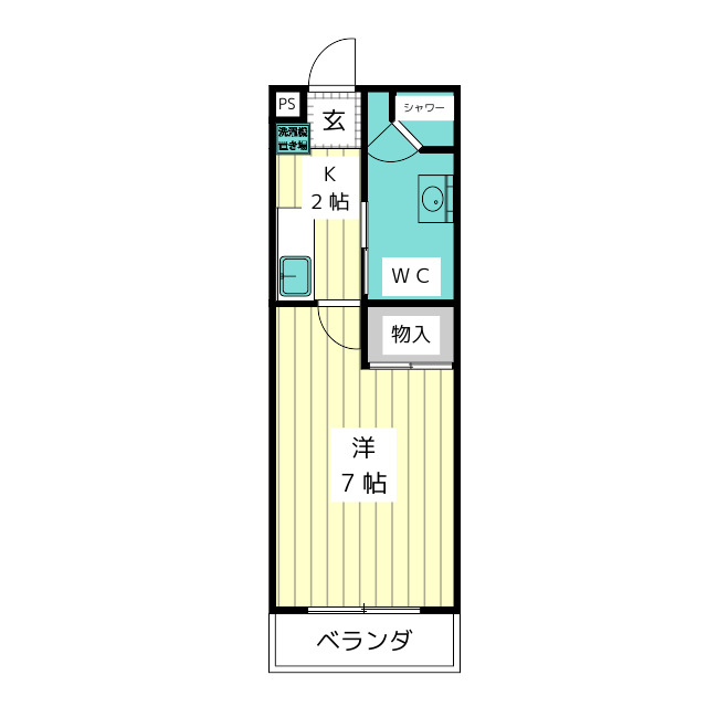 コーポみやびの間取り