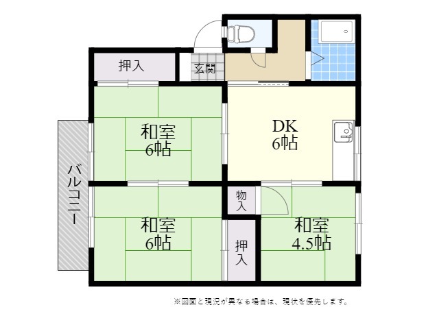 クレインハウス1の間取り