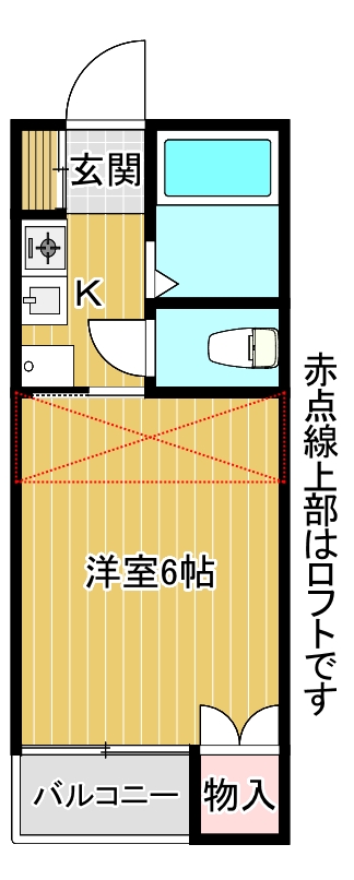 堀之内コーポエンジェルスVの間取り