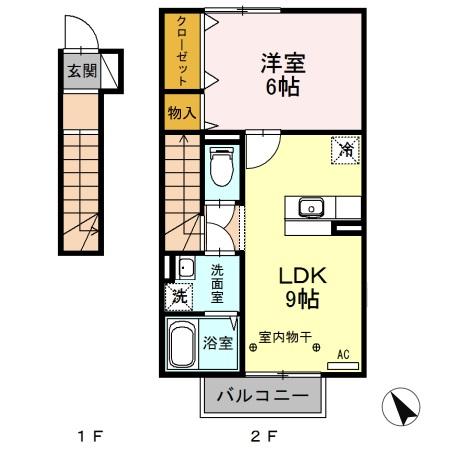 グリーン那須Ｂの間取り