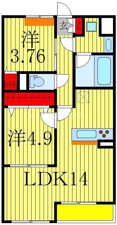 ベルフルールの間取り