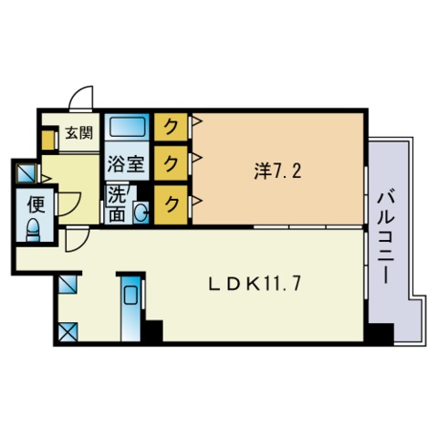 キルンズ高取の間取り