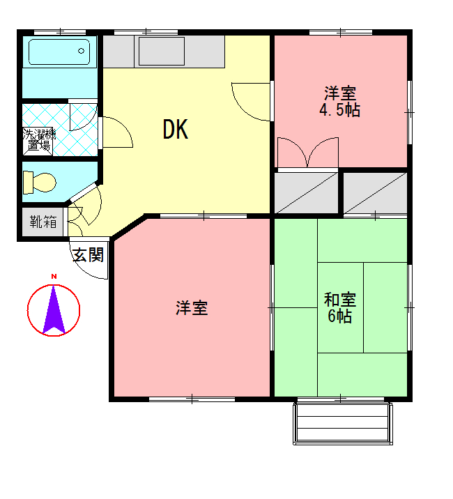 メゾンタチ鴻巣の間取り