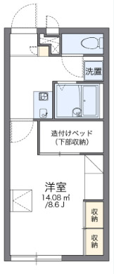 レオパレスY・K・T高砂の間取り