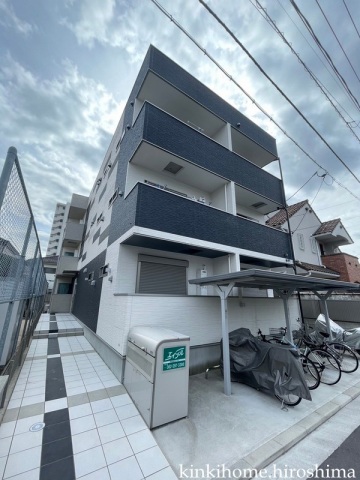 広島県広島市佐伯区楽々園３（アパート）の賃貸物件の外観