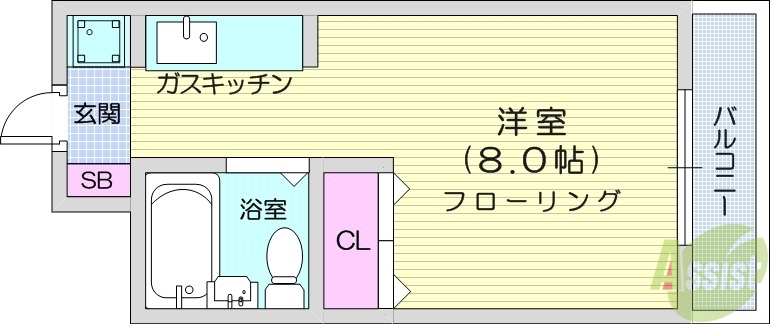 メゾン・ド・トラジェの間取り