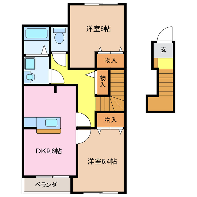 パールハイツみやびの間取り