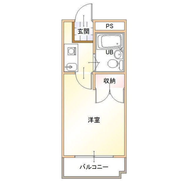 サンフラットＬの間取り