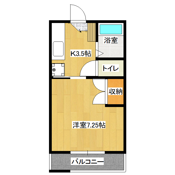 平沢ハイツの間取り