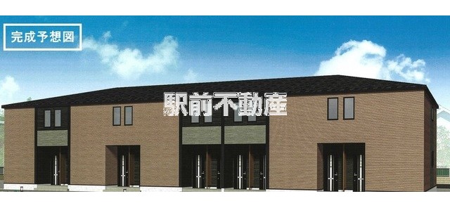 【朝倉郡筑前町高田のアパートの建物外観】