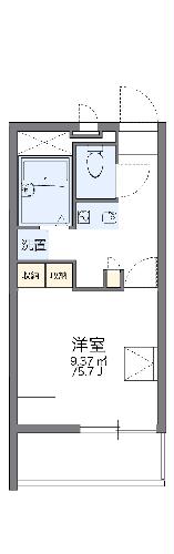 レオパレスルミエール森彦の間取り