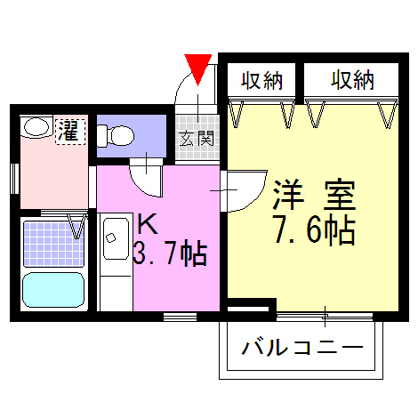 ブランシェの間取り