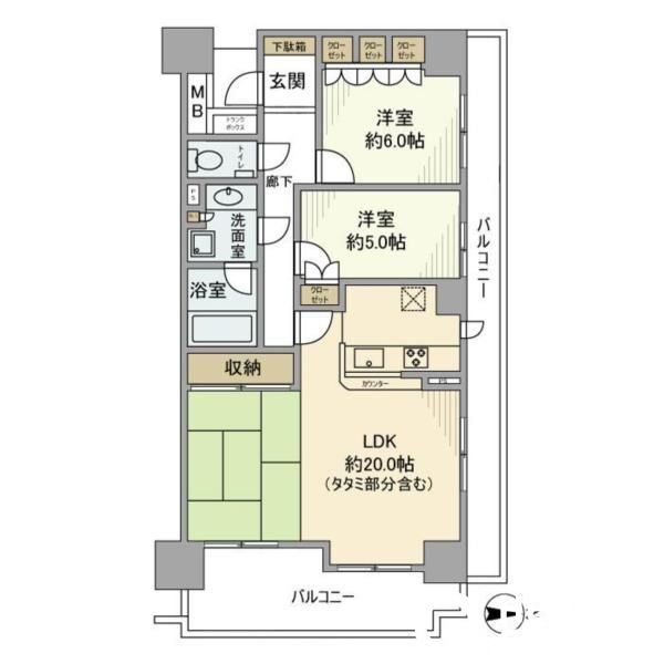 ダイアパレス立川の間取り