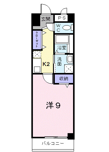 【プラシード倉敷の間取り】