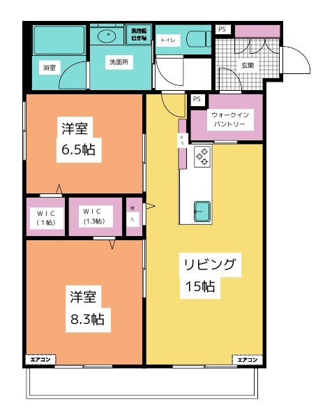 グランフレッシュの間取り