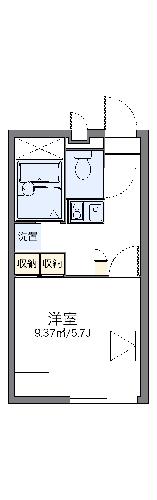 【レオパレスハーベストの間取り】