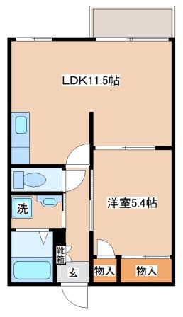 タウニイ塩屋の間取り