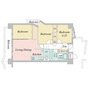 ISM東別院(旧シティライフ東別院)の間取り