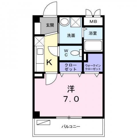 【シャン・ド・フルールの間取り】