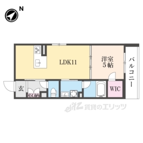 ミラージュ膳所の間取り