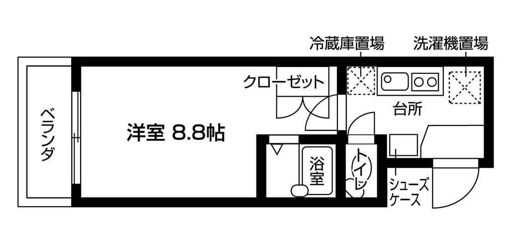 アヴァンセクール道正町の間取り