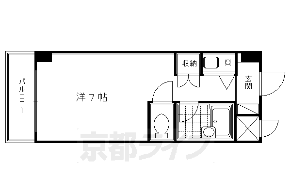 ノアーズアーク京都五条の間取り