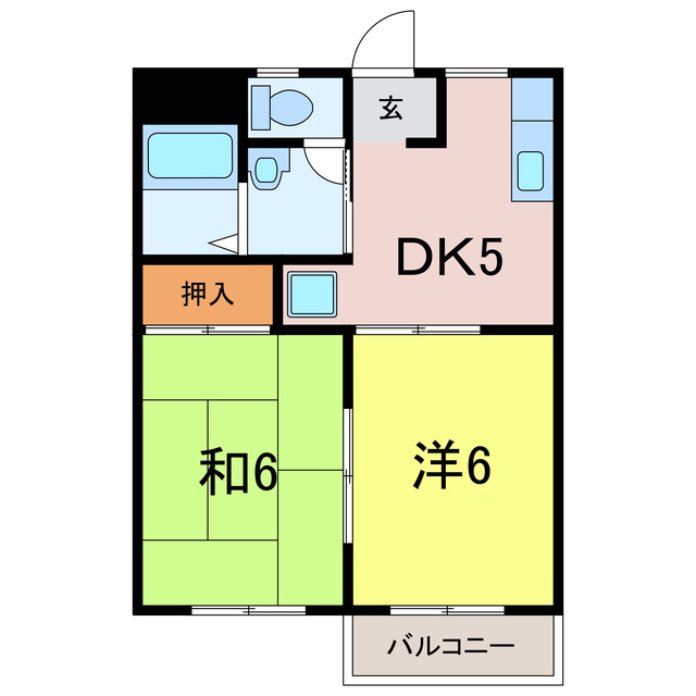 みどり荘の間取り