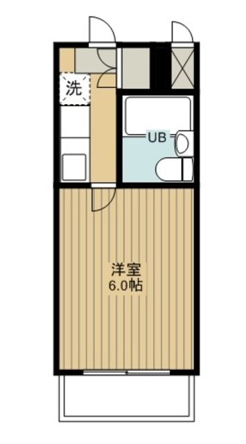 飯能市大字岩沢のマンションの間取り