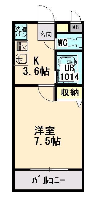 ユーミー東垂坂マンションの間取り