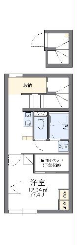 レオパレスセピアコートの間取り