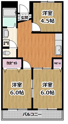 ファミール豊友の間取り